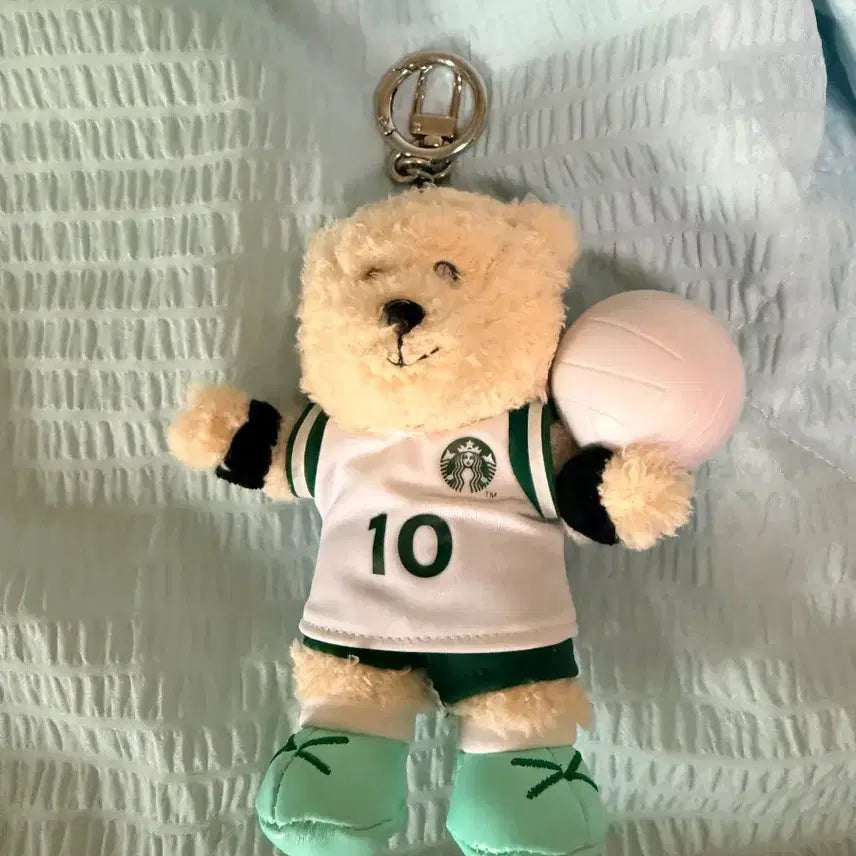 [BUNJANG] Starbucks Bearista Volleyball Player Doll Keychain / 스타벅스 베어리스타 배구 인형 키링