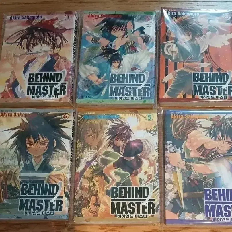 [BUNJANG] Behind Master Complete Set Volumes 1-6 / 만화책인 비하인드 마스터 1-6권 완결