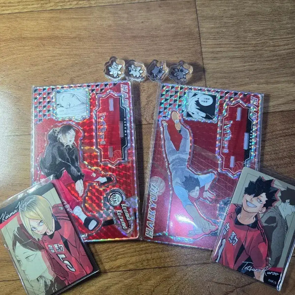 [BUNJANG] Haikyuu!! 2024 Birthday Diorama Acrylic Stand & Original Art Magnet Bundle Set / 하이큐 2024 생일 디오라마 쿠로오/켄마 아크릴, 원화마그넷 일괄판매