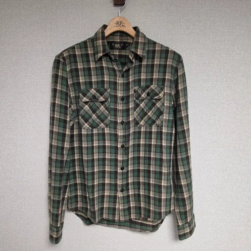 [BUNJANG] RRL Double RL Plaid Flannel Shirt Size S / RRL 더블알엘 플란넬 체크 셔츠 S