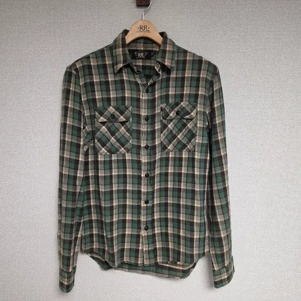 [BUNJANG] RRL Double RL Plaid Flannel Shirt Size S / RRL 더블알엘 플란넬 체크 셔츠 S