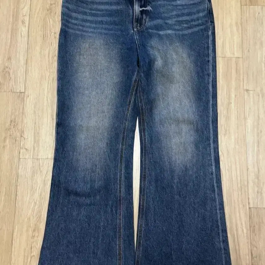 [BUNJANG] STU Flare Denim Pants Mid Blue / STU 플레어 데님팬츠 미드블루