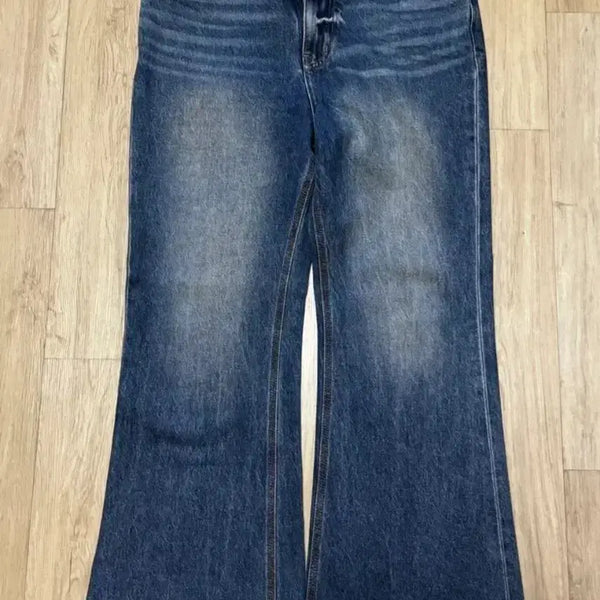[BUNJANG] STU Flare Denim Pants Mid Blue / STU 플레어 데님팬츠 미드블루