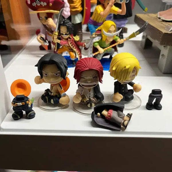 [BUNJANG] One Piece Bismile Ace Shanks Sanji Figure Bundle Set / 원피스 비스마일 에이스 샹크스 상디 피규어 일괄