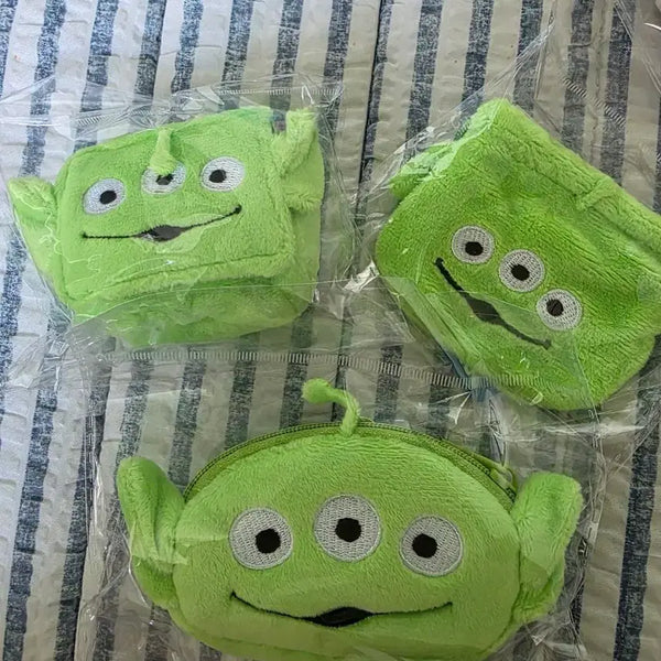 [BUNJANG] Toy Story Alien Pouch Set (3 Types) / 정품 토이스토리 알린 파우치 3종세트 판매합니다