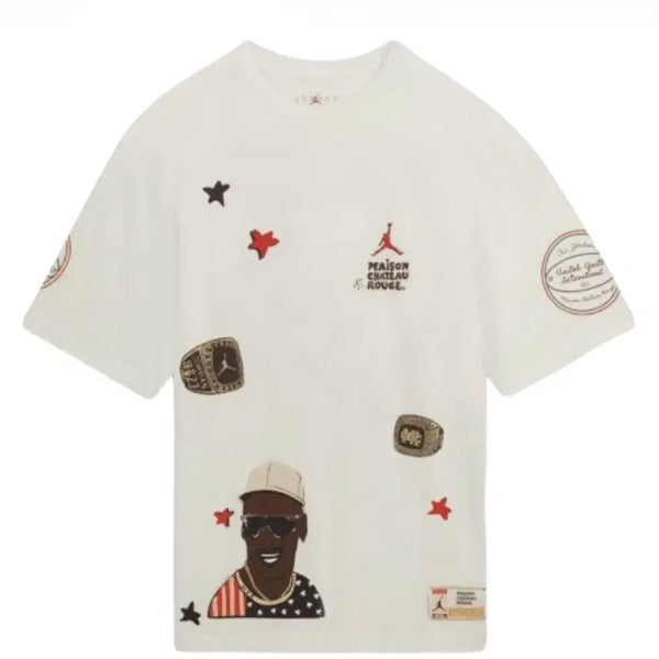 [BUNJANG] Jordan x Maison Chateau Rouge Short Sleeve T-Shirt XXL / 조던 X메종 샤또 루즈 반팔 티셔츠 해외 XXL