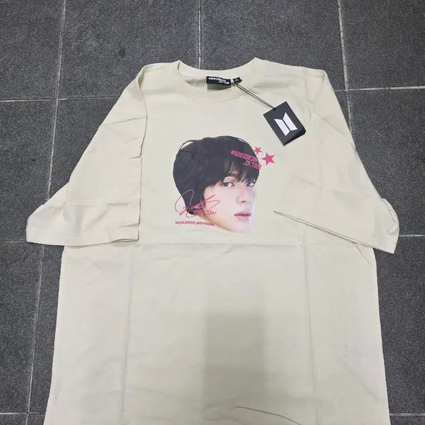 [BUNJANG] Jin 'Runseokjin_Ep.Tour' S/S T-Shirt Beige / JIN 'RUNSEOKJIN_EP.TOUR' S/S T-Shirt (Be