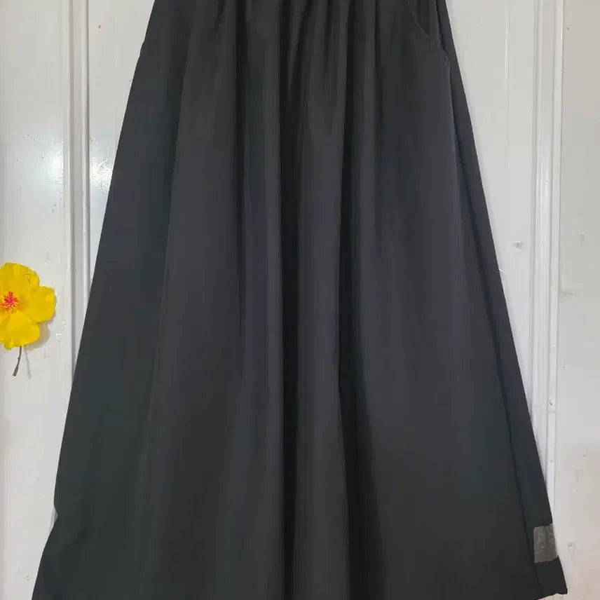 [BUNJANG] Comfortable Elastic Waist Midi Skirt in Breathable Cotton / 여름 시원한 고급스러운 핏이이쁜  바스락 면 밴딩 롱스커트