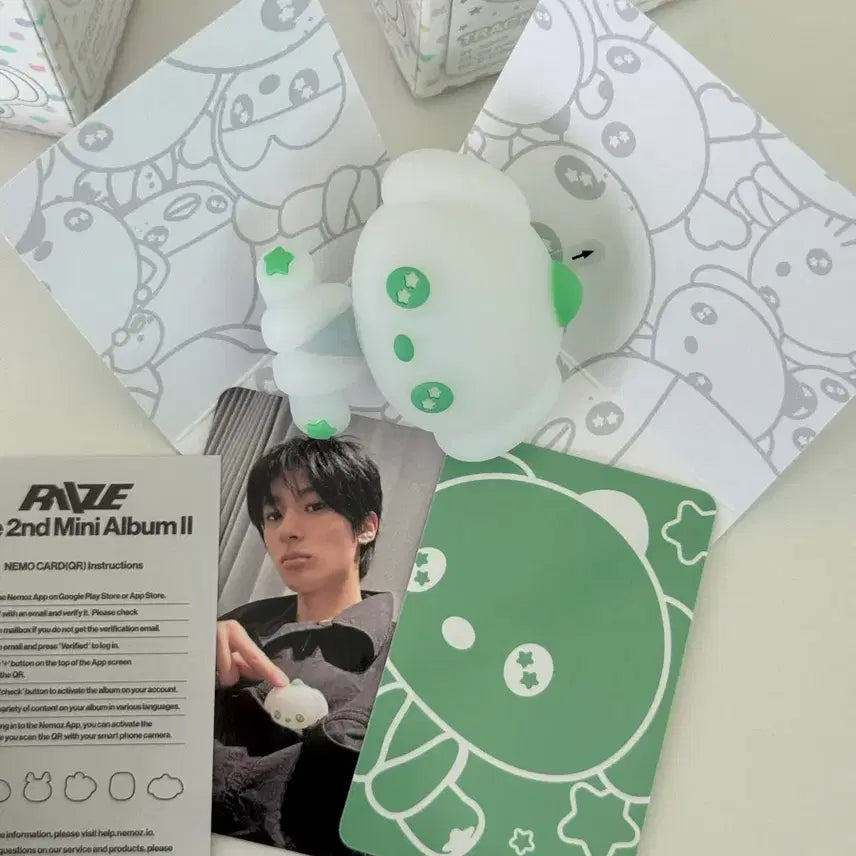 [BUNJANG] RIIZE Anton "Meongryongi" Figure & Photocard Set / 라이즈 멍룡이 피규어 앨범 앤톤 포카 세트