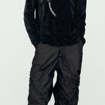 [BUNJANG] Andersson Bell Duer Lace Up Pants Charcoal / [판매] [50] 앤더슨벨 두아 레이스 업 팬츠 차콜