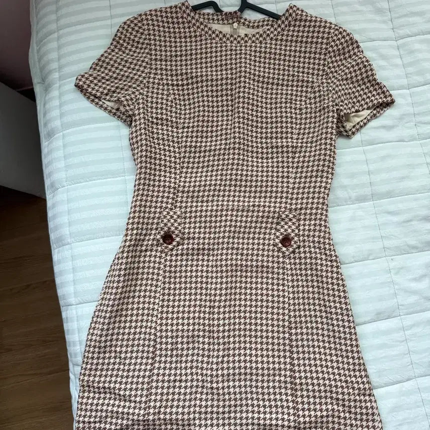 [BUNJANG] Vintage Check Mori Girl Retro Gothic Dress / 빈티지 체크 원피스 모리걸 레트로 고딕