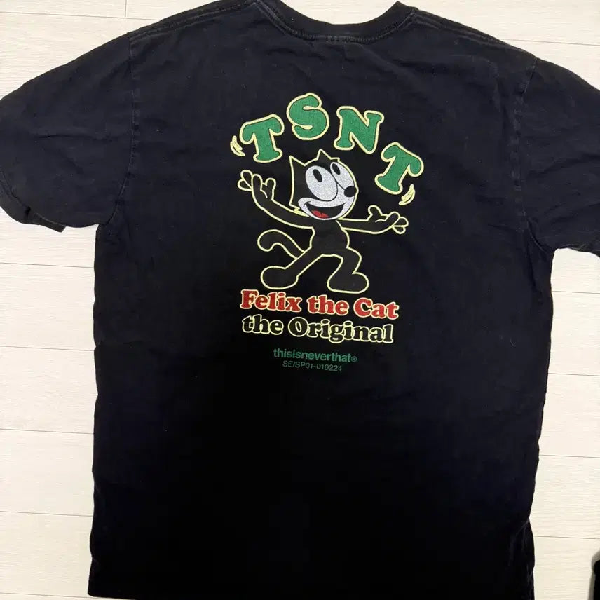 [BUNJANG] Dine Dat x Felix The Cat T-Shirt / 디네댓 x 펠릭스 더 캣 티셔츠