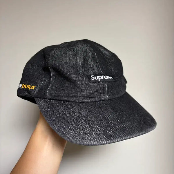 [BUNJANG] Supreme Cordura Denim Small Box Logo Ball Cap / [새제품] 슈프림 코듀라 데님 스몰 박스 볼캡 새상품