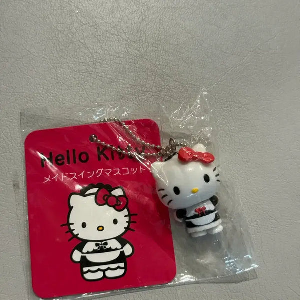 [BUNJANG] Sanrio Classic Kitty Waitress Keychain / 고전 키티 달랑이 웨이트리스 메이드 키티