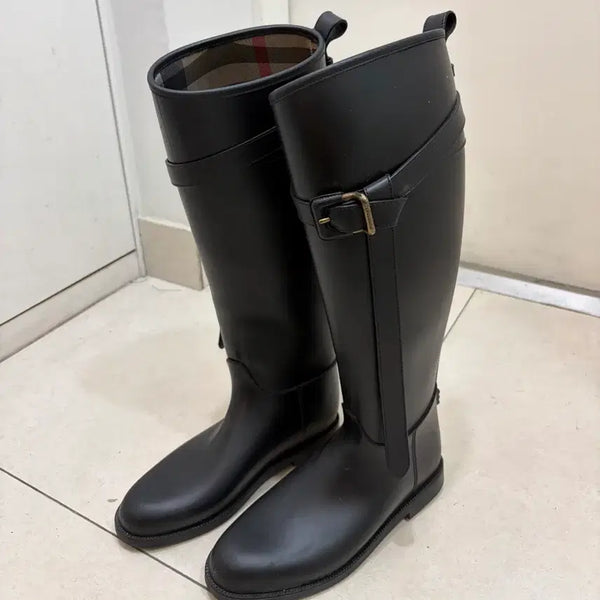 [BUNJANG] Burberry Black Rain Boots Size 37 (240) / 버버리 레인부츠 블랙 37 240