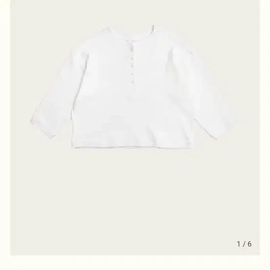 [BUNJANG] Ribonbit Somi Waffle Tee - Ivory / 리본빛 소미 와플 티 Somi Waffle Tee - Ivory