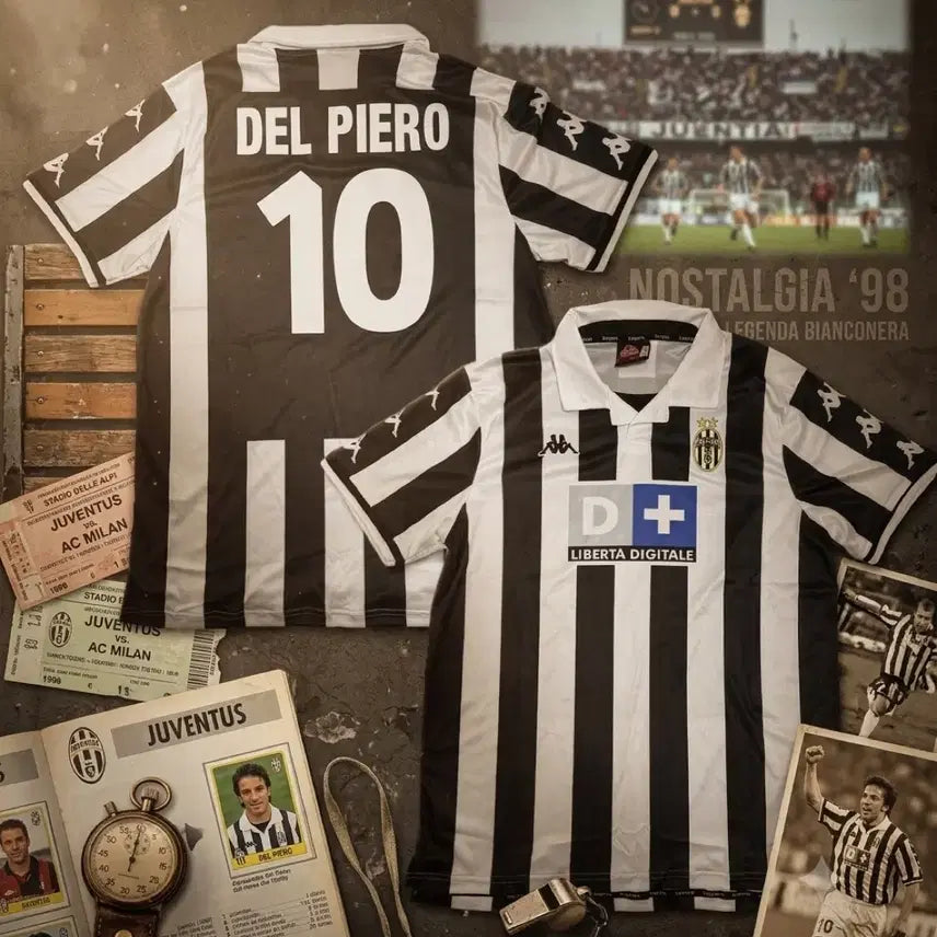 [BUNJANG] Juventus 99/00 Alessandro Del Piero Short Sleeve Football Jersey / 세리에A 99/00 유벤투스 델피에로 반팔 유니폼 판매합니다