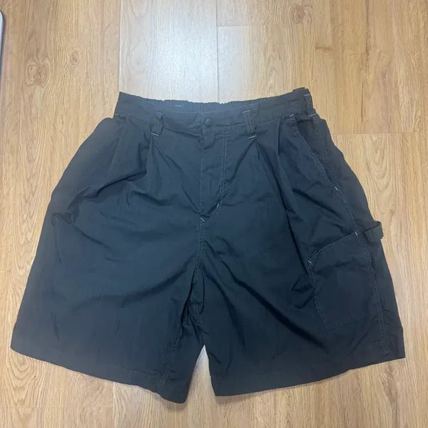 [BUNJANG] Moif Oversized Work Shorts Charcoal / 모이프 오버 워크 쇼츠 차콜1