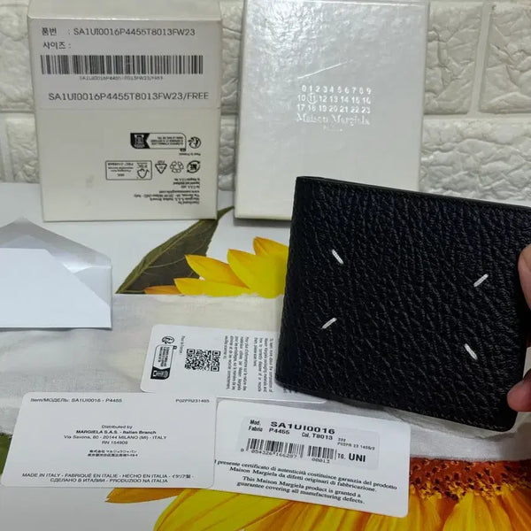 [BUNJANG] Maison Margiela Bi-fold Wallet Black / 메종마르지엘라 반지갑 블랙