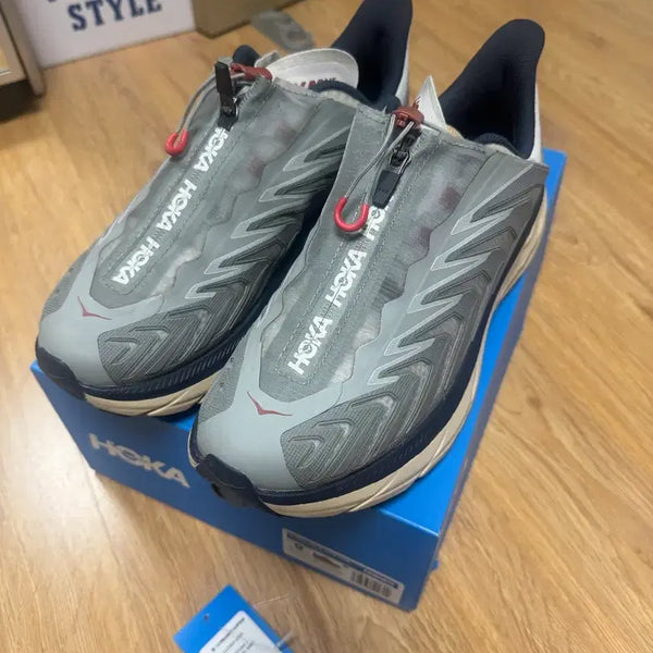 [BUNJANG] Hoka Project Clifton Grey 270 / 호카 프로젝트 클이프톤 그레이 270