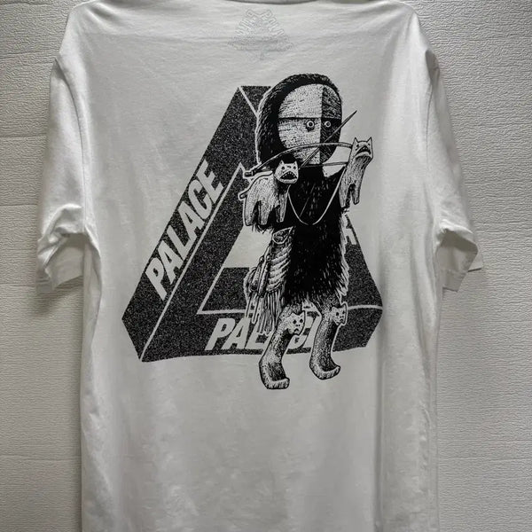 [BUNJANG] Palace x U Figure T-Shirt White / 팔라스 U 유 피규어 화이트 L