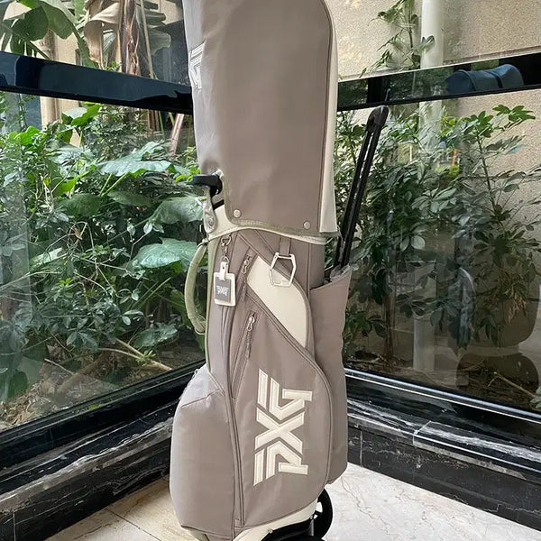 [BUNJANG] Wheeled Golf Bag Caddy Bag (Khaki) / 바퀴형 골프백 휠캐디백  (카키)