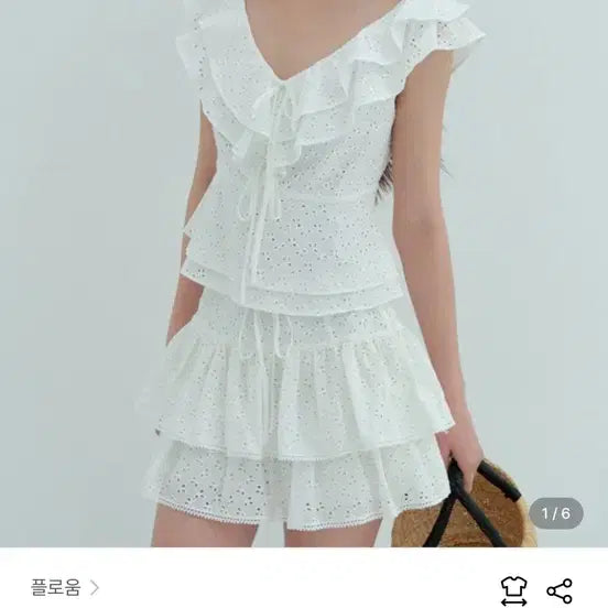 [BUNJANG] Floome Weaving Ribbon Blouse / 플로움 웨이빙 리본 블라우스
