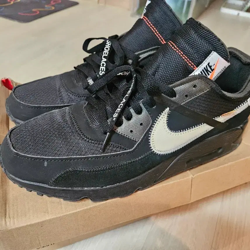 [BUNJANG] Nike x Off-White Air Max 90 V2 "Black White" / 310 나이키 x 오프화이트 에어맥스 90 V2 블랙 화이트