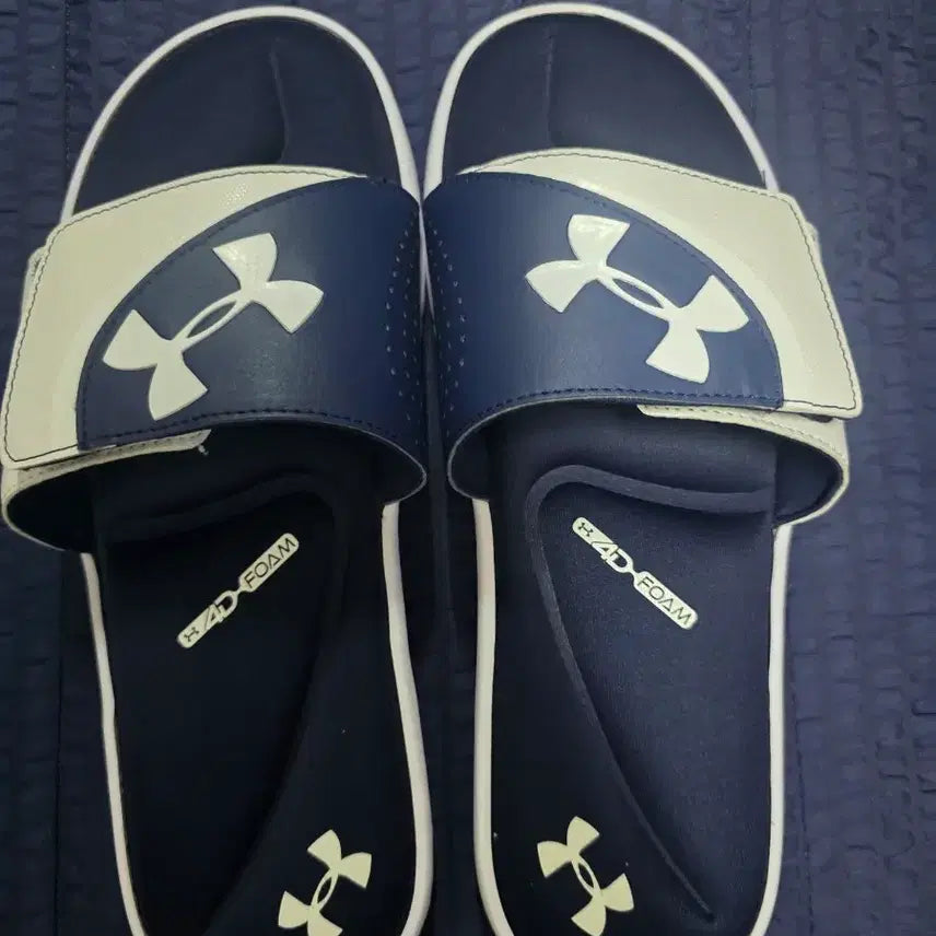 [BUNJANG] Under Armour & Fila Slippers (Size 280-290mm) / 언더아머 슬리퍼, 휠라 슬리퍼 팔아요. 2켤래 일괄 판매