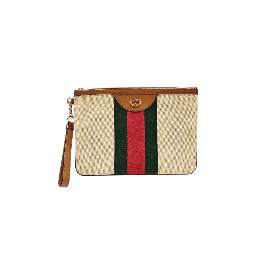 [BUNJANG] Gucci Vintage Canvas Clutch / 구찌 빈티지 캔버스 클러치