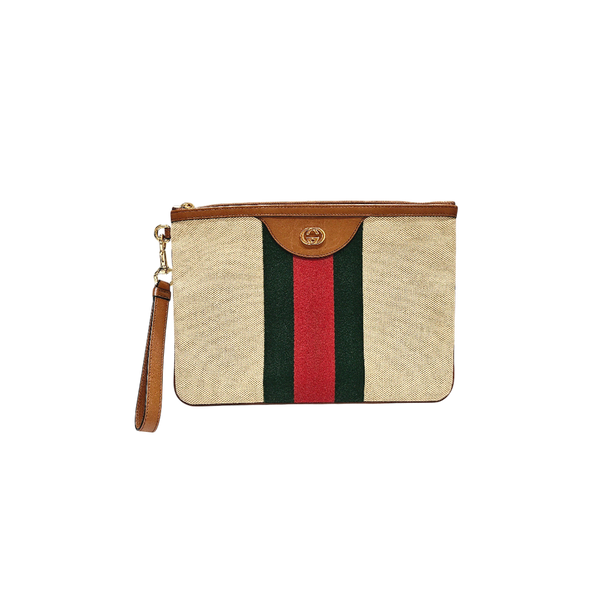 [BUNJANG] Gucci Vintage Canvas Clutch / 구찌 빈티지 캔버스 클러치