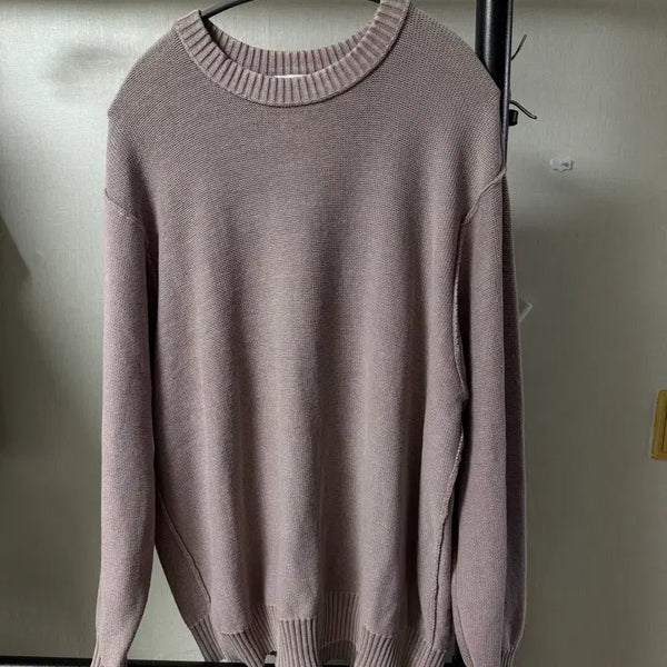 [BUNJANG] Gu Men's Long Sleeve Knit Crewneck XL / Gu 남자 긴팔 니트 크루넥 XL