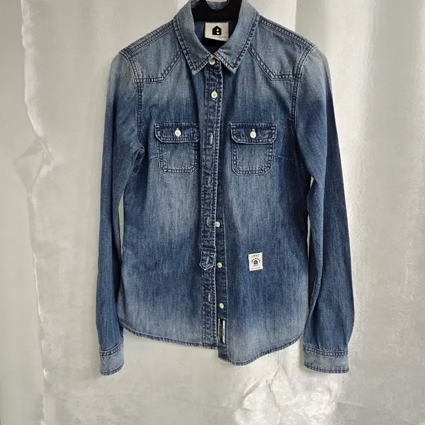 [BUNJANG] Beanpole Women's Denim Shirt / 빈폴 데님 셔츠 여성 (2273)