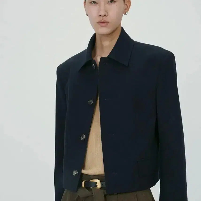 [BUNJANG] Recto Wool Blend Short Jacket M / 렉토 울 블렌드 숏자켓 m