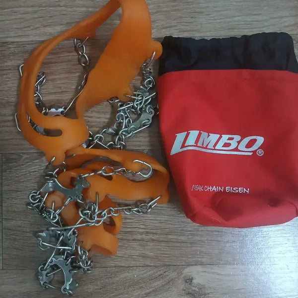 [BUNJANG] Limbo Snow Chain Anti-Slip Shoe Covers / 림보 스노우체인 오렌지 신발미끄럼방지