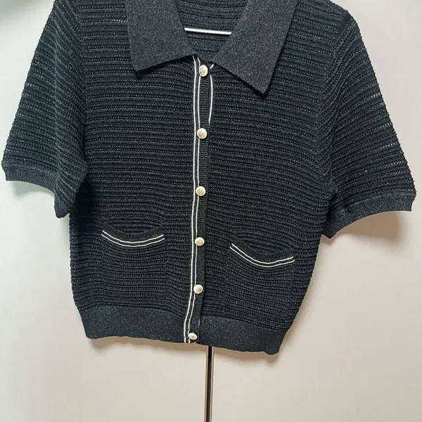 [BUNJANG] The Izzat Tweed Blouse / 더아이잩 THE IZZAT 트위드 블라우스