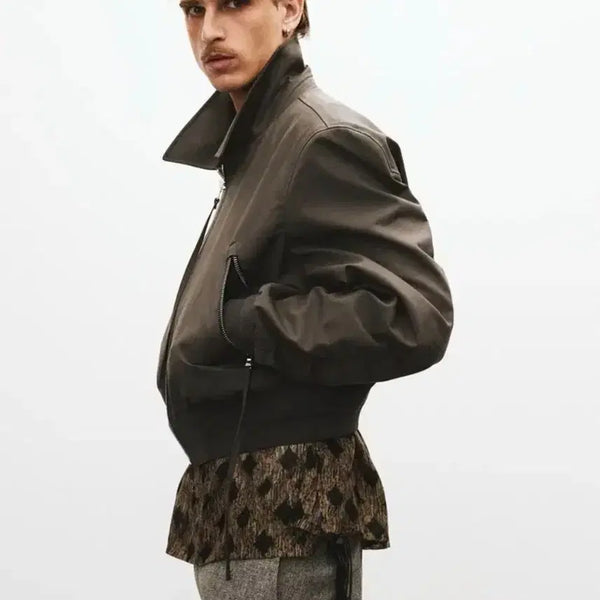 [BUNJANG] RECTO Team Bomber Charcoal Gray M / 렉토 팀 봄버 차콜그레이 m