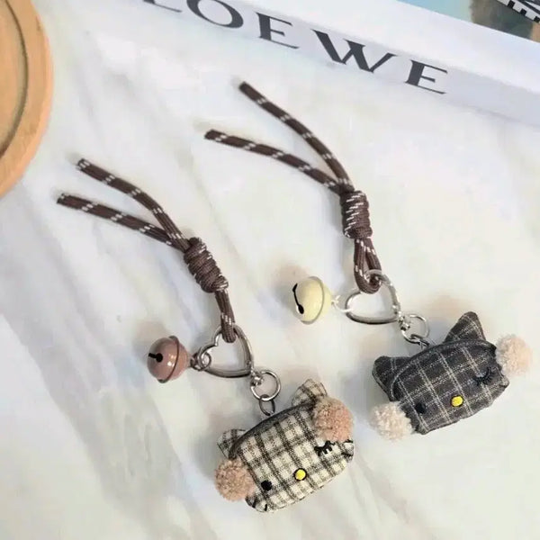 [BUNJANG] Kitty Plush Keychain Strap / 키티 인형 키링 스트랩