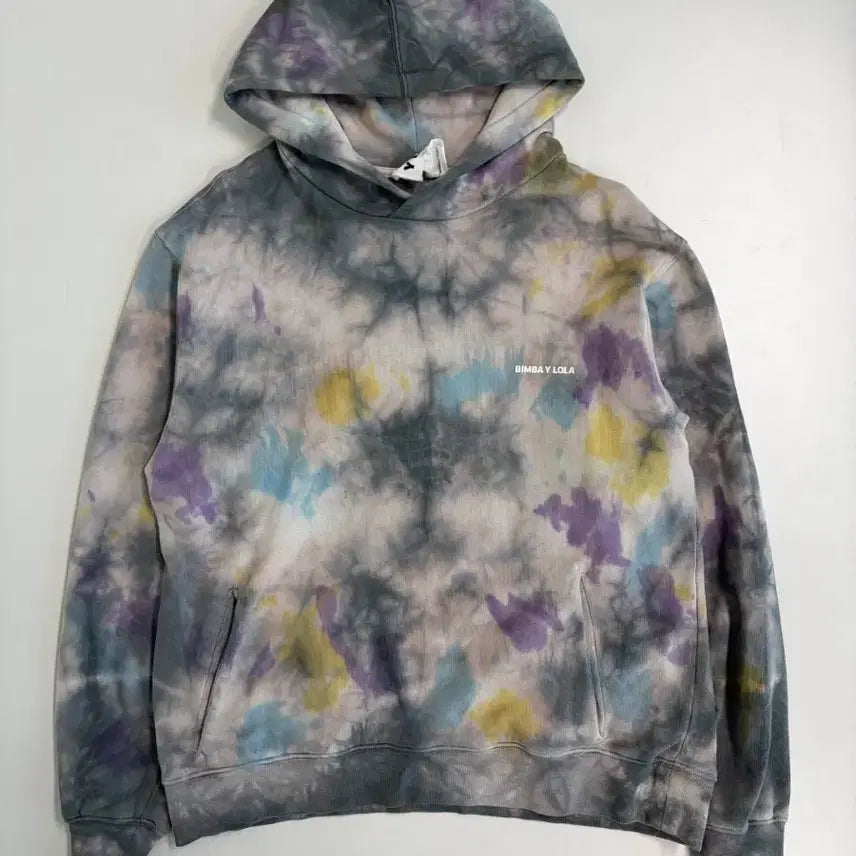 [BUNJANG] BIMBA Y LOLA Tie-Dye Print Oversized Hoodie T-Shirt / [정품]빔바이롤라 타이다이 프린트 오버사이즈 후드 티셔츠