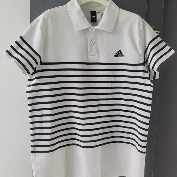 [BUNJANG] Adidas Men's Short Sleeve Polo Shirt / 아디다스 반팔 카라티