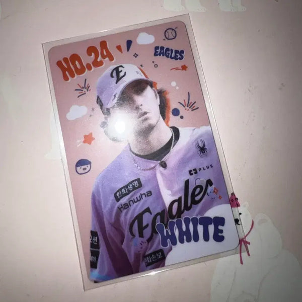 [BUNJANG] Hanwha Eagles Dreamy White Photocard / 한화 꿈순이 화이트 포카 포토카드