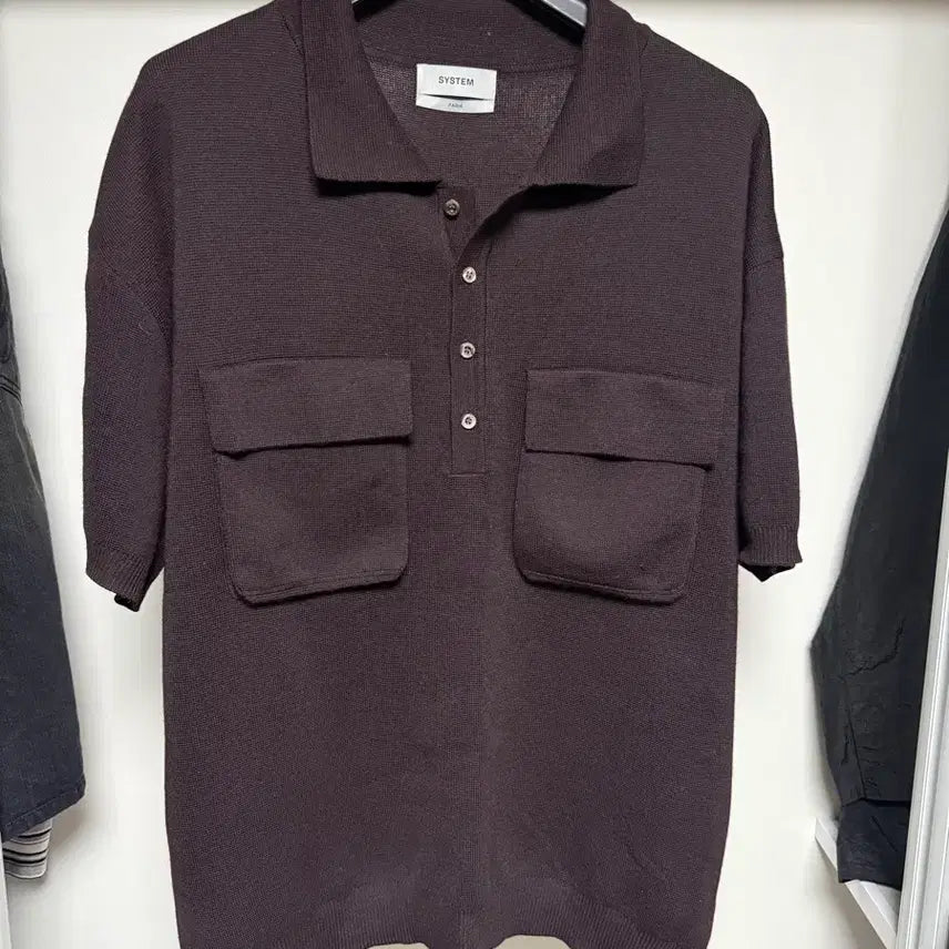 [BUNJANG] System Homme 25SS Collar Knit / 시스템옴므 25ss 카라니트