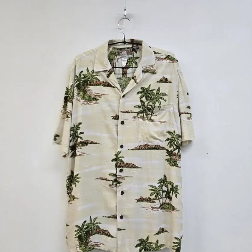 [BUNJANG] 100% Rayon Oversized Hawaiian Shirt / 레이온100% 오버핏 하와이안 셔츠