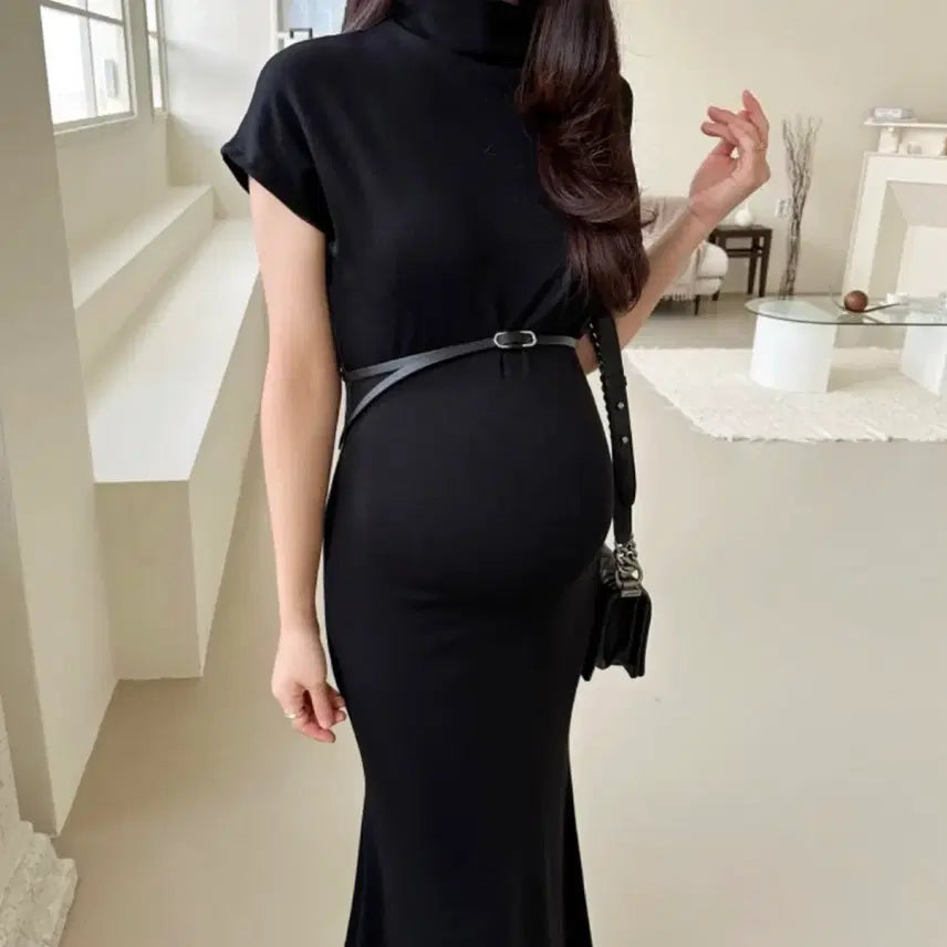 [BUNJANG] Lucid Light Maternity Maxi Dress / 새상품)루시드라잇 만삭원피스