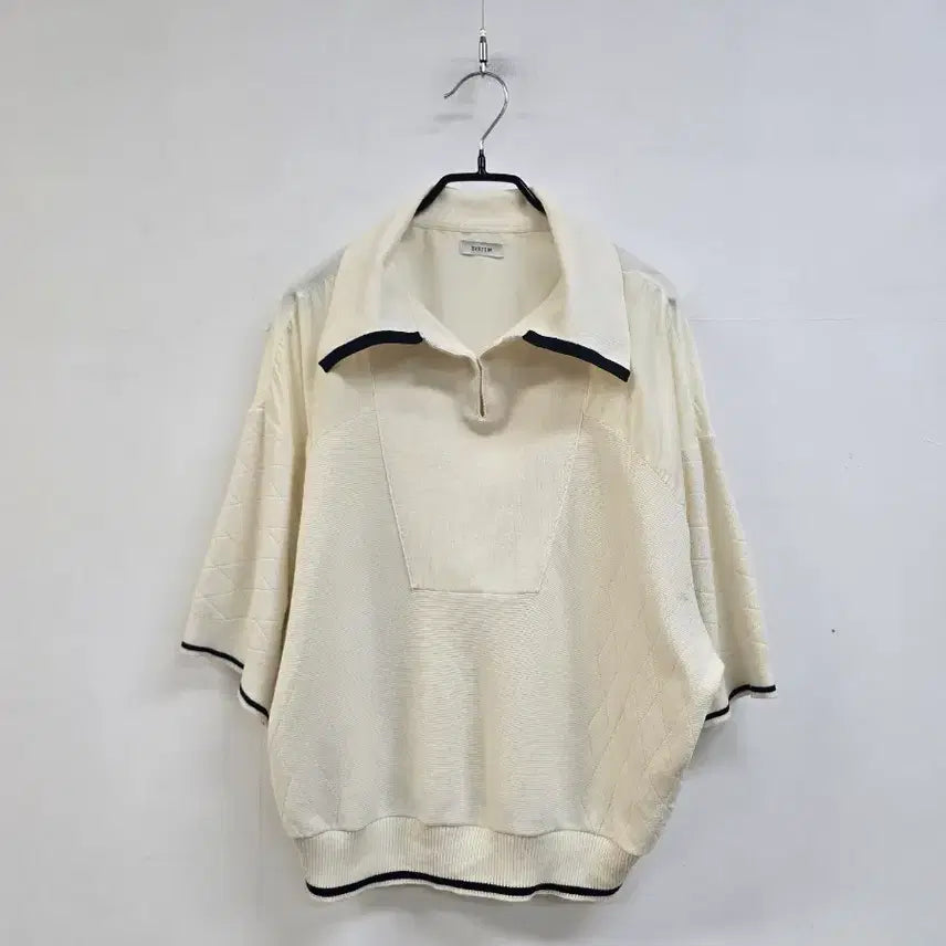 [BUNJANG] System 22' Rayon Color Block Loose Fit Knit / 한섬 시스템 22년 빅카라 루즈핏 니트