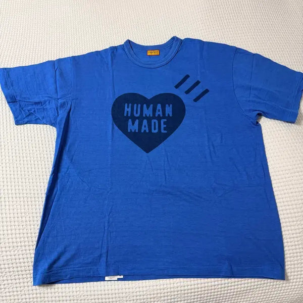 [BUNJANG] Human Made Short Sleeve T-Shirt Blue / 휴먼메이드 반팔티 블루