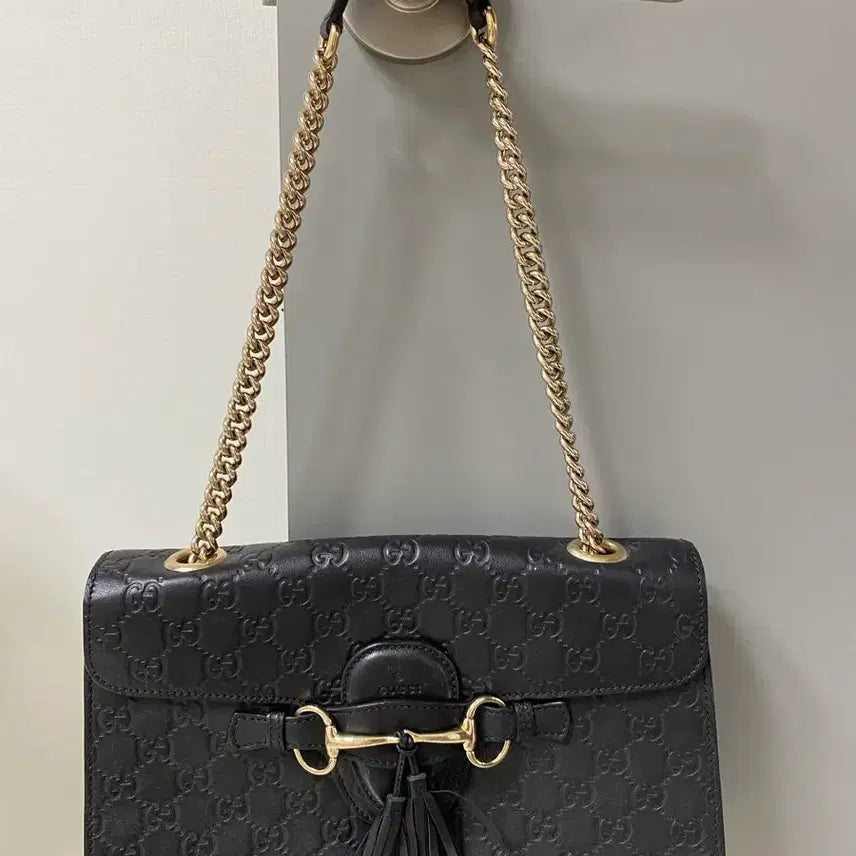 [BUNJANG] Gucci Guccissima Leather Tassel Chain Bag / 구찌시마 테슬백