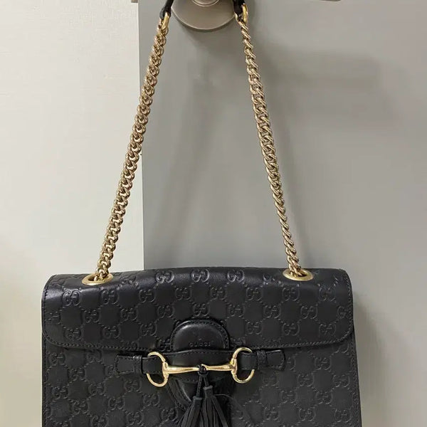 [BUNJANG] Gucci Guccissima Leather Tassel Chain Bag / 구찌시마 테슬백