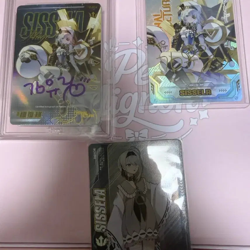 [BUNJANG] Eternal Return Tereca Collectible Sisella Autographed Signature Card / 이터널리턴 테레카 콜렉터블 시셀라 친필사인 시그니쳐사인