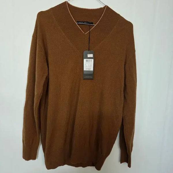 [BUNJANG] Olive des Olive Christie Gold Brown V-Neck Knit / 올리브데올리브 크리스티 골드 브라운 V넥 니트 봉7